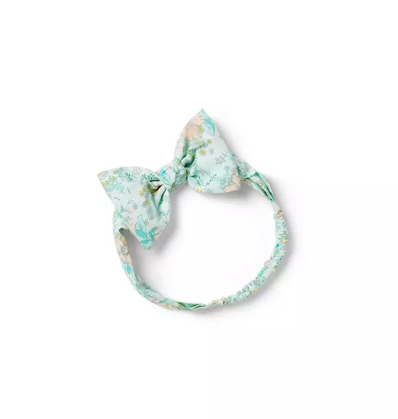 Baby Floral Bow Soft Headband | Janie and Jack