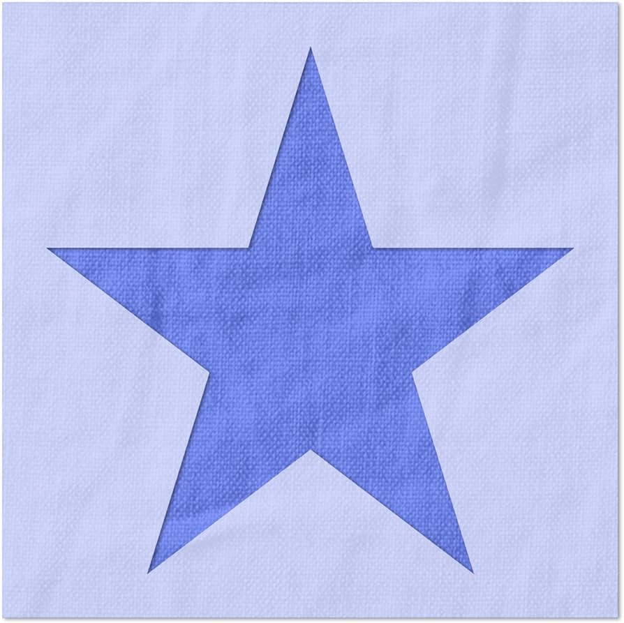 Stencil Stop Simple Star Stencil - Reusable for DIY Projects, Painting, Drawing, Crafts - 14 Mil ... | Amazon (US)