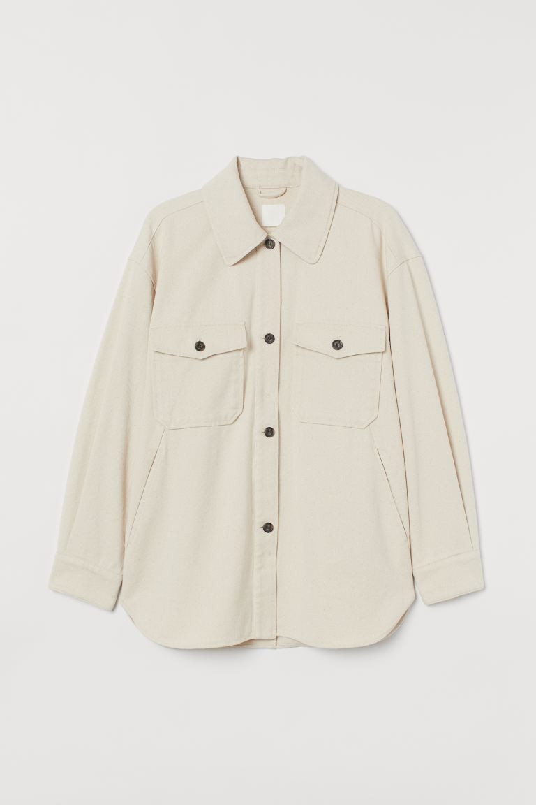 Cotton Shirt Jacket | H&M (US + CA)