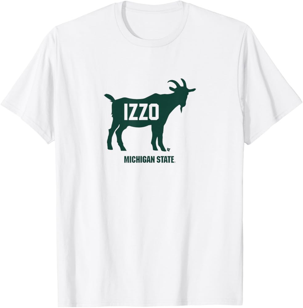 Tom Izzo - Izzo Goat (White) - Michigan State Basketball T-Shirt | Amazon (US)