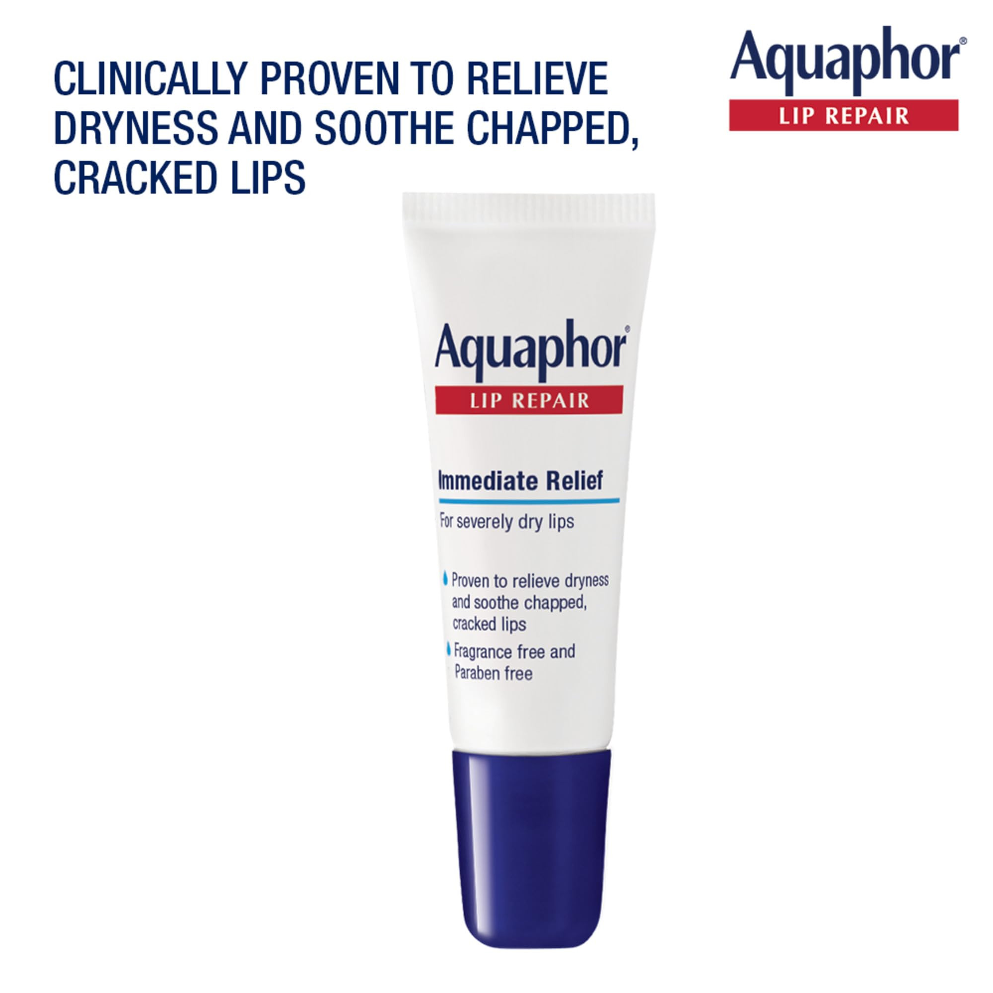 Aquaphor Lip Repair Ointment, Moisturizing Lip Balm Pack, Mothers Day Gifts, 0.35 Tube, Pack of 2 | Amazon (US)