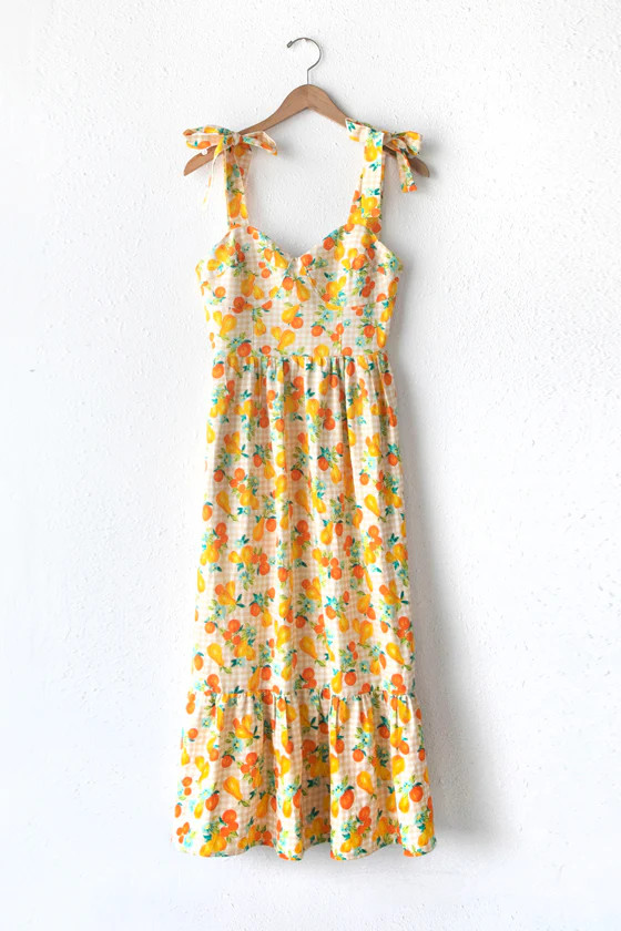 Isla Tie Shoulder Midi Dress | Adelyn Rae