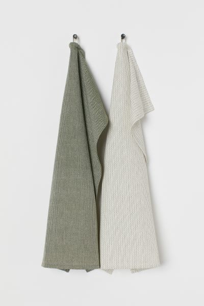 2-pack Cotton Tea Towels | H&M (US + CA)
