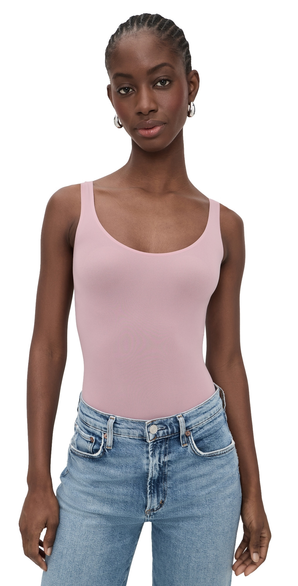 Commando Ballet Tank Thong Bodysuit Mauve One Size | Shopbop