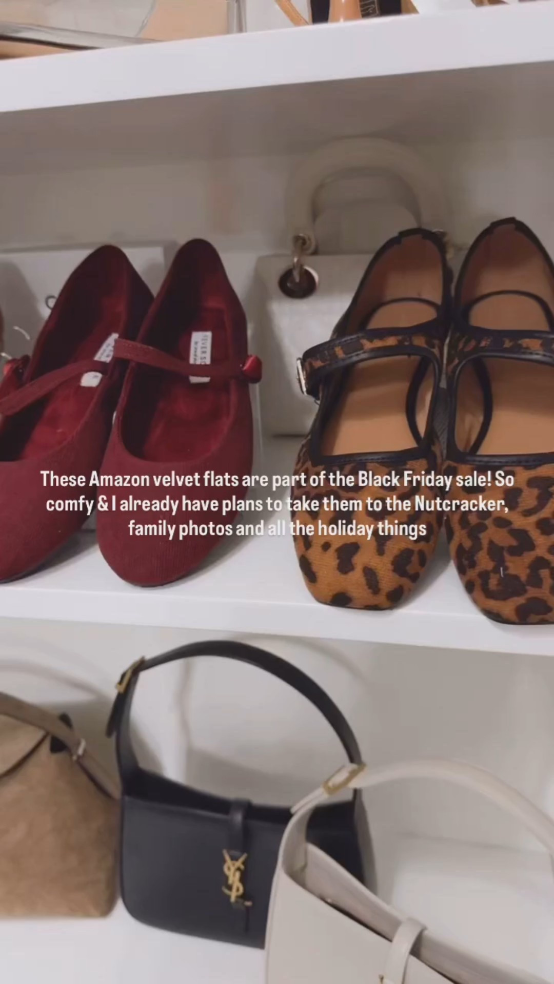 These Amazon velvet flats are part of the Black Friday sale! So comfy & I already have plans to take them to the Nutcracker, family photos and all the holiday things
Perfect for winter outfit 
Fits true to size 


#LTKU #LTKOver40 #LTKootd