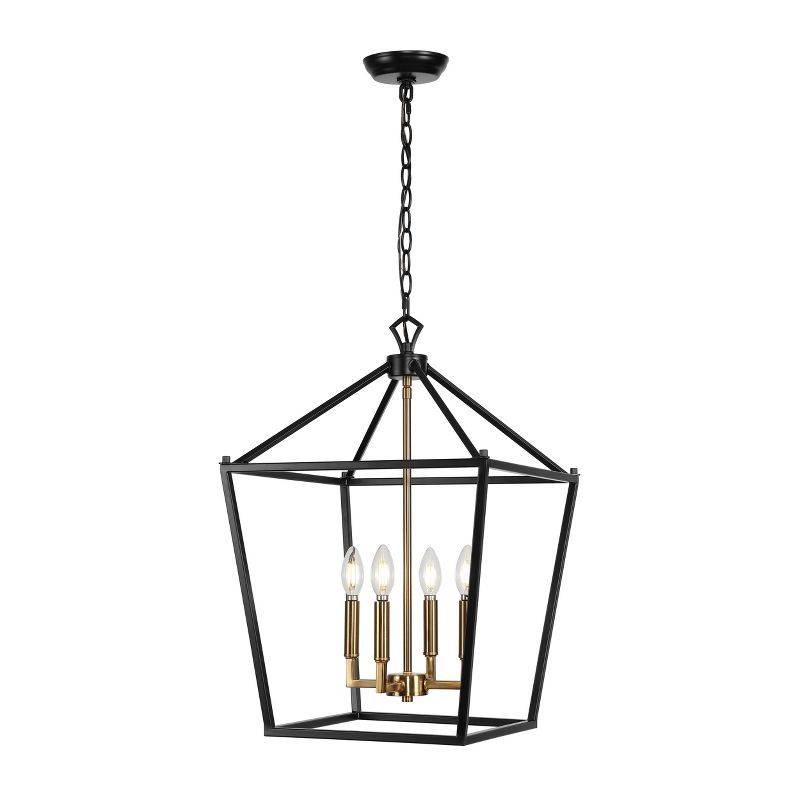 16" Metal Pagoda Lantern Pendant (Includes LED Light Bulb) - JONATHAN Y | Target