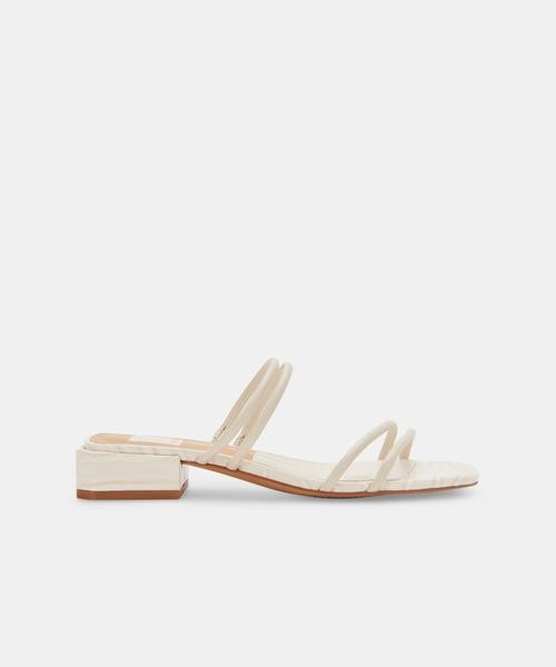 HAIZE SANDALS IN IVORY STELLA | DolceVita.com