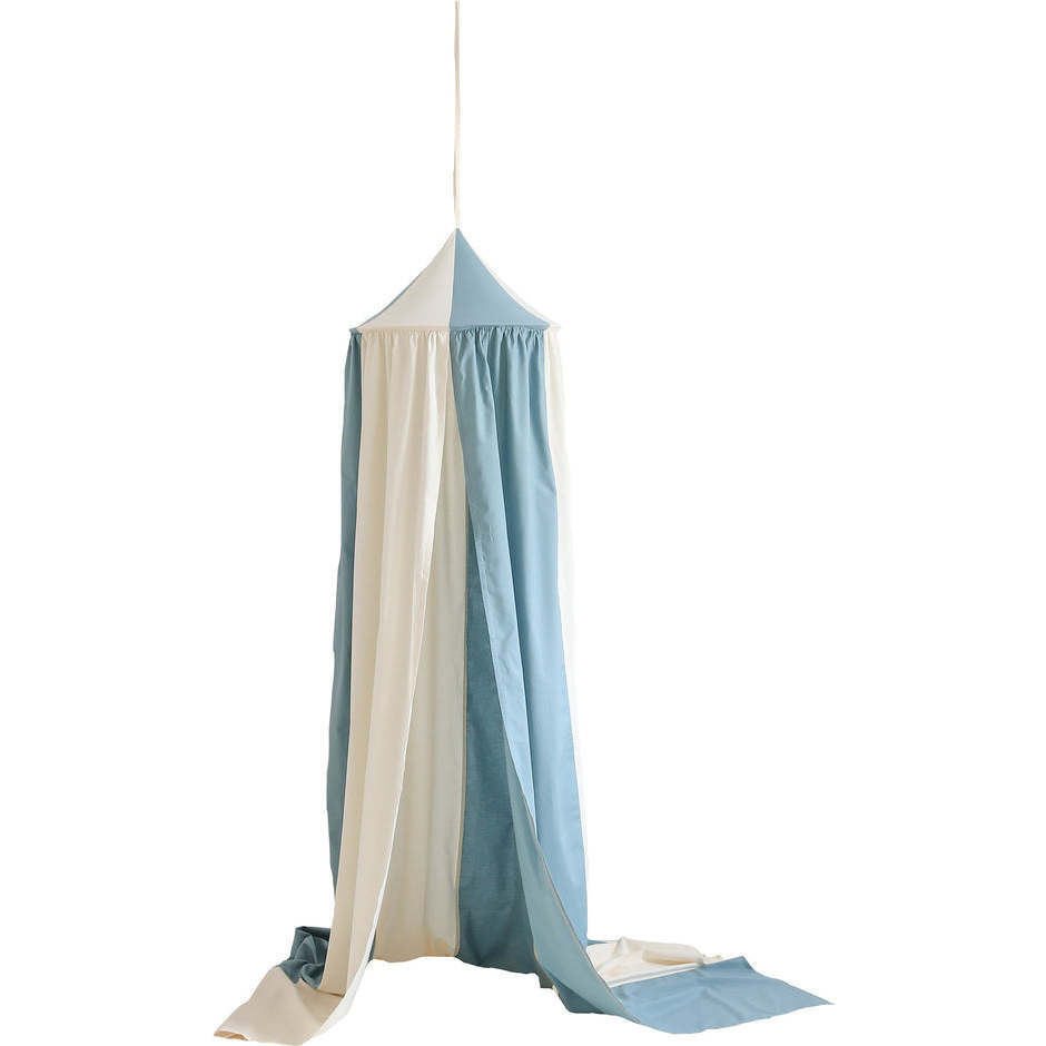 Color-Block Hanging Canopy, Blue Circus | Maisonette