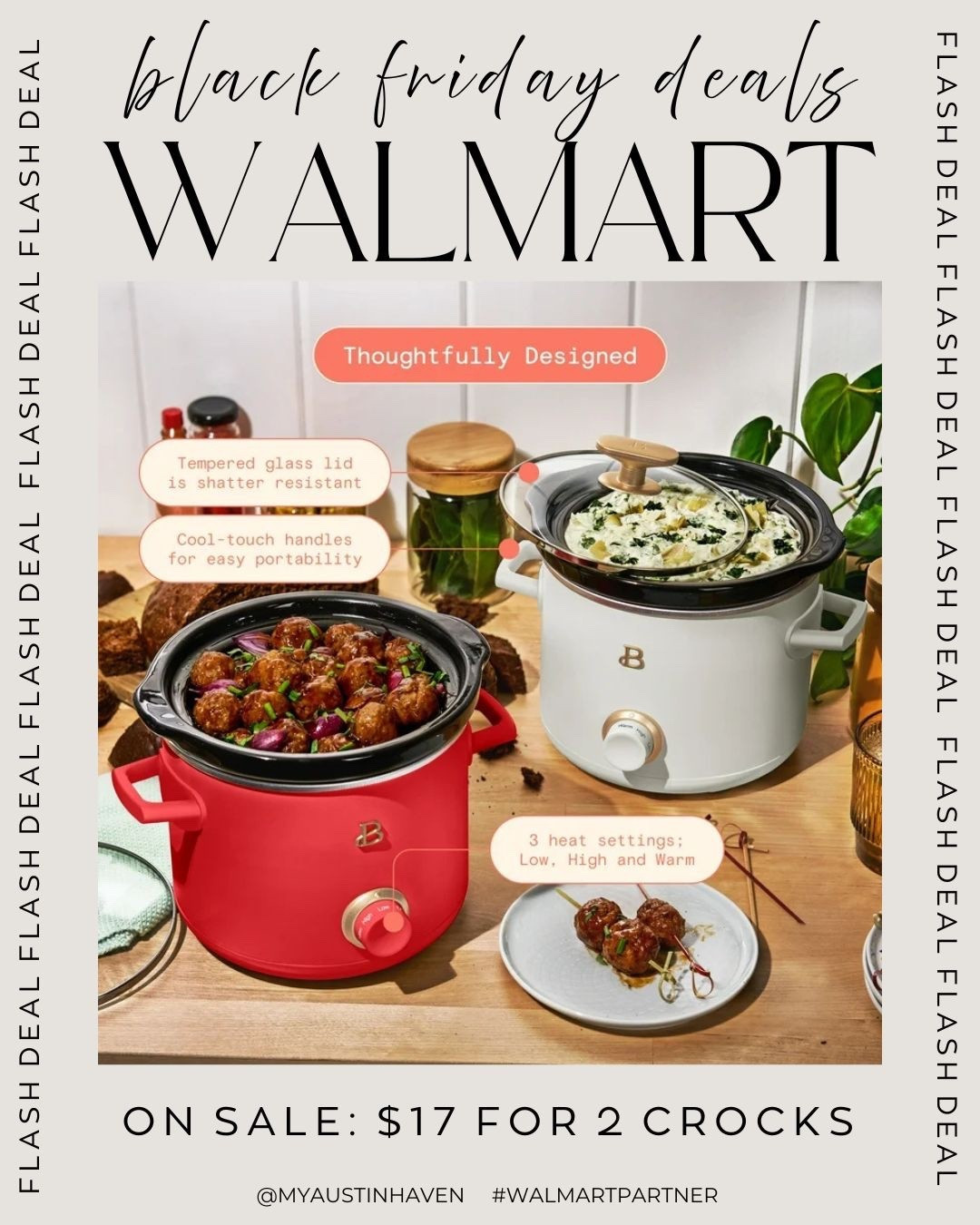 Walmart Black Friday Deal ✨

Set of 2 mini crock pots for $17

Walmart Deals, Walmart Sale, Black Friday Deals 

#LTKGiftGuide #LTKFindsUnder50 #LTKCyberWeek