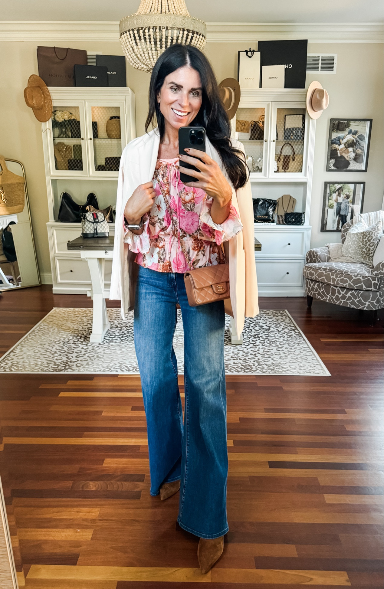 Small top and blazer
25 denim 
Fall date night look 
Amazon finds 

#LTKStyleTip #LTKSeasonal #LTKFindsUnder50