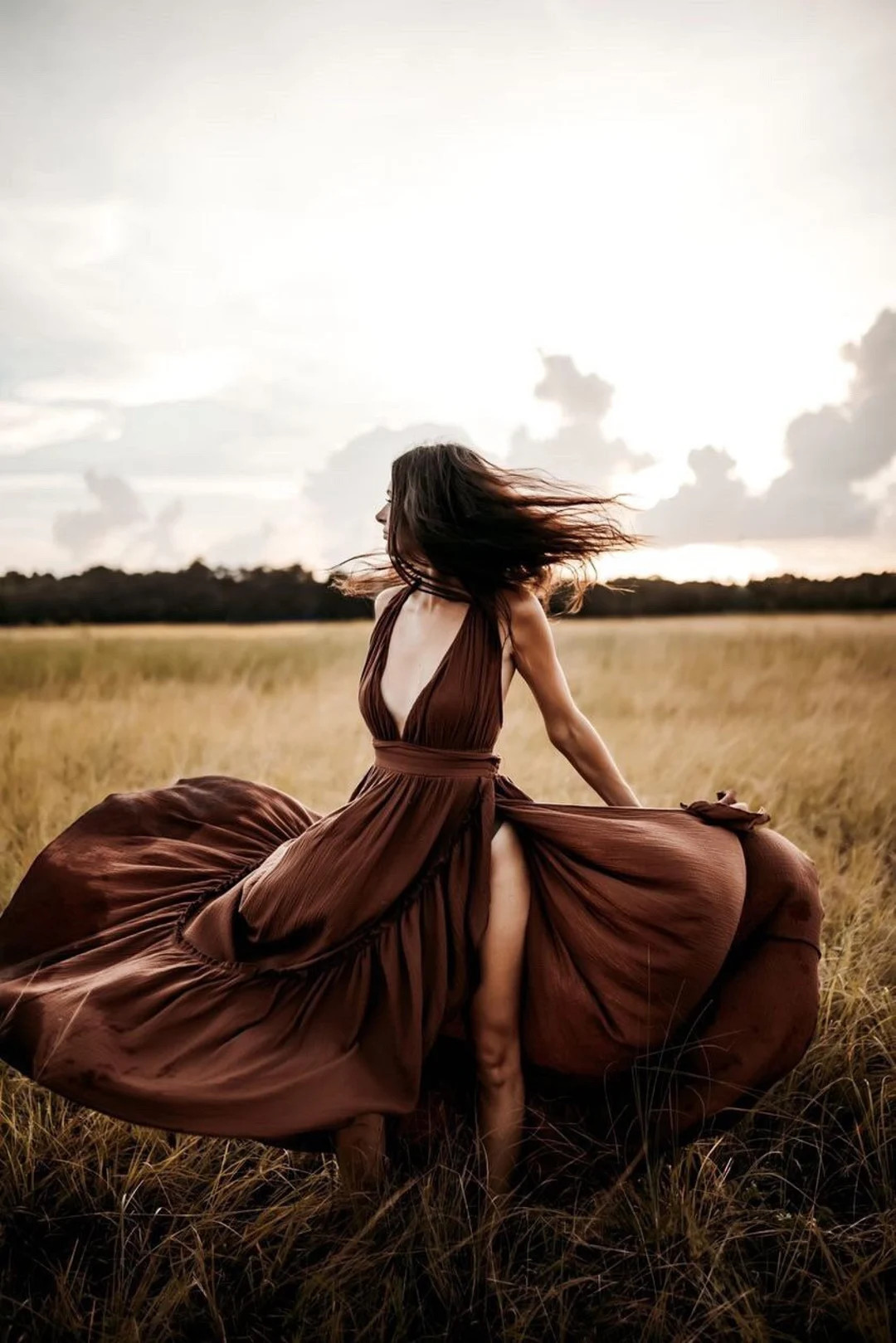 In to the Wild Bohemian Maternity Dress for Pregnancy Photoshoot, Plus Size Boho Maternity Gown B... | Etsy (US)