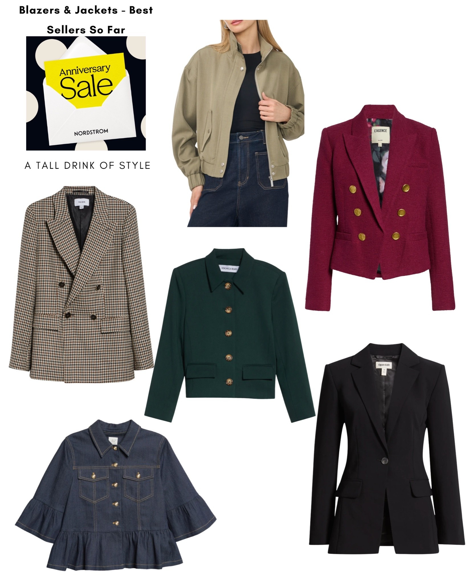Best seller jackets and blazers from the Nordstrom anniversary sale!

#LTKSaleAlert #LTKSeasonal #LTKOver40