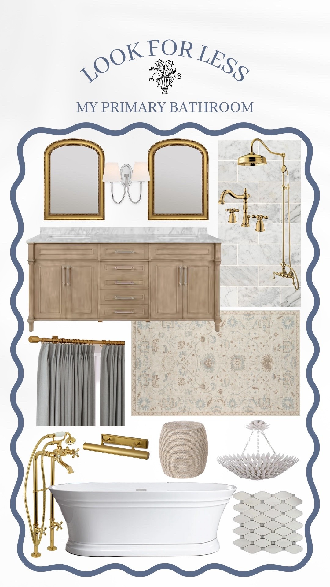 Get the look of my primary bathroom for WAY less! 

#LTKHome #LTKselfcare #LTKSaleAlert