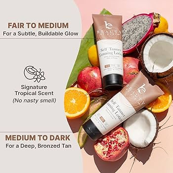 Tanning Lotion Self Tanner - USA Made with Natural and Organic Ingredients Non Toxic Sunless Brow... | Amazon (US)