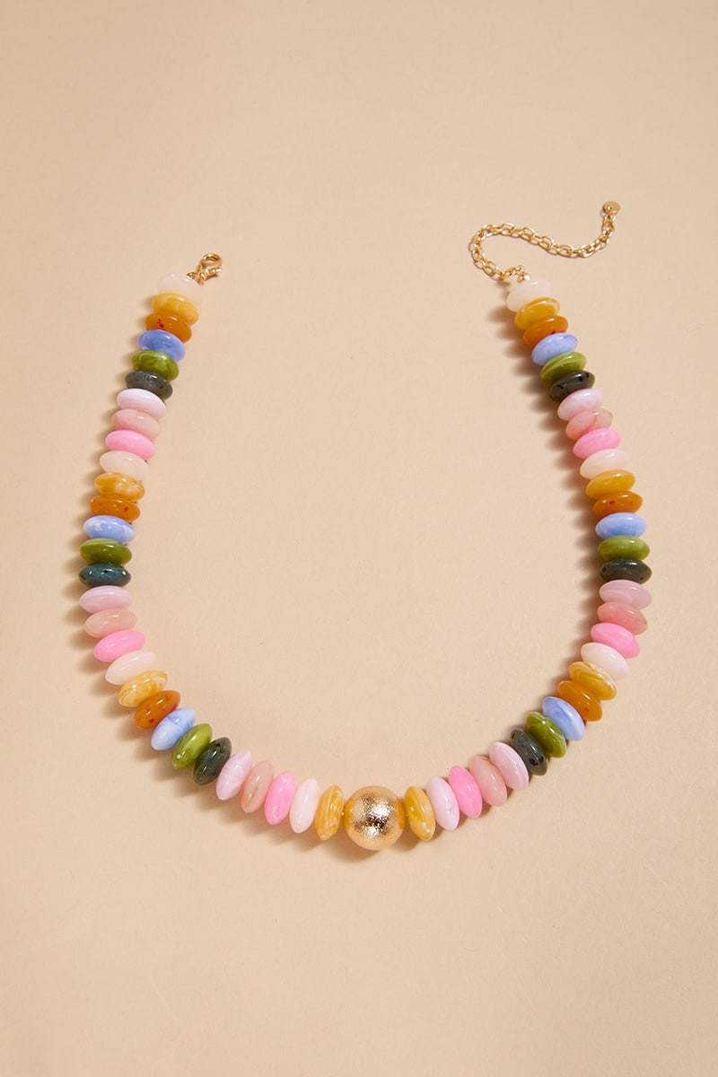 Alison Single Strand Beaded Necklace | Francesca's