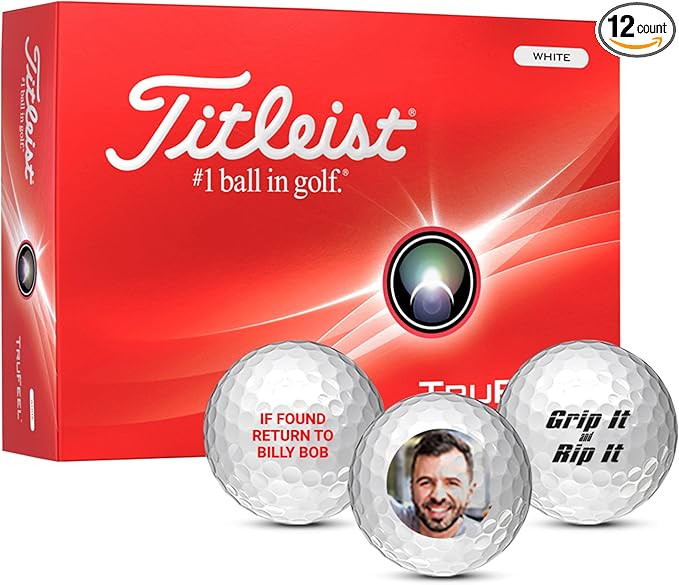 Titleist TruFeel Custom Golf Balls | Logo Golf Balls | Amazon (US)