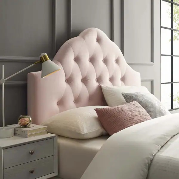 Carson Carrington Labbsand Twin Diamond Tufted Velvet Headboard - Bed Bath & Beyond - 28494495 | Bed Bath & Beyond