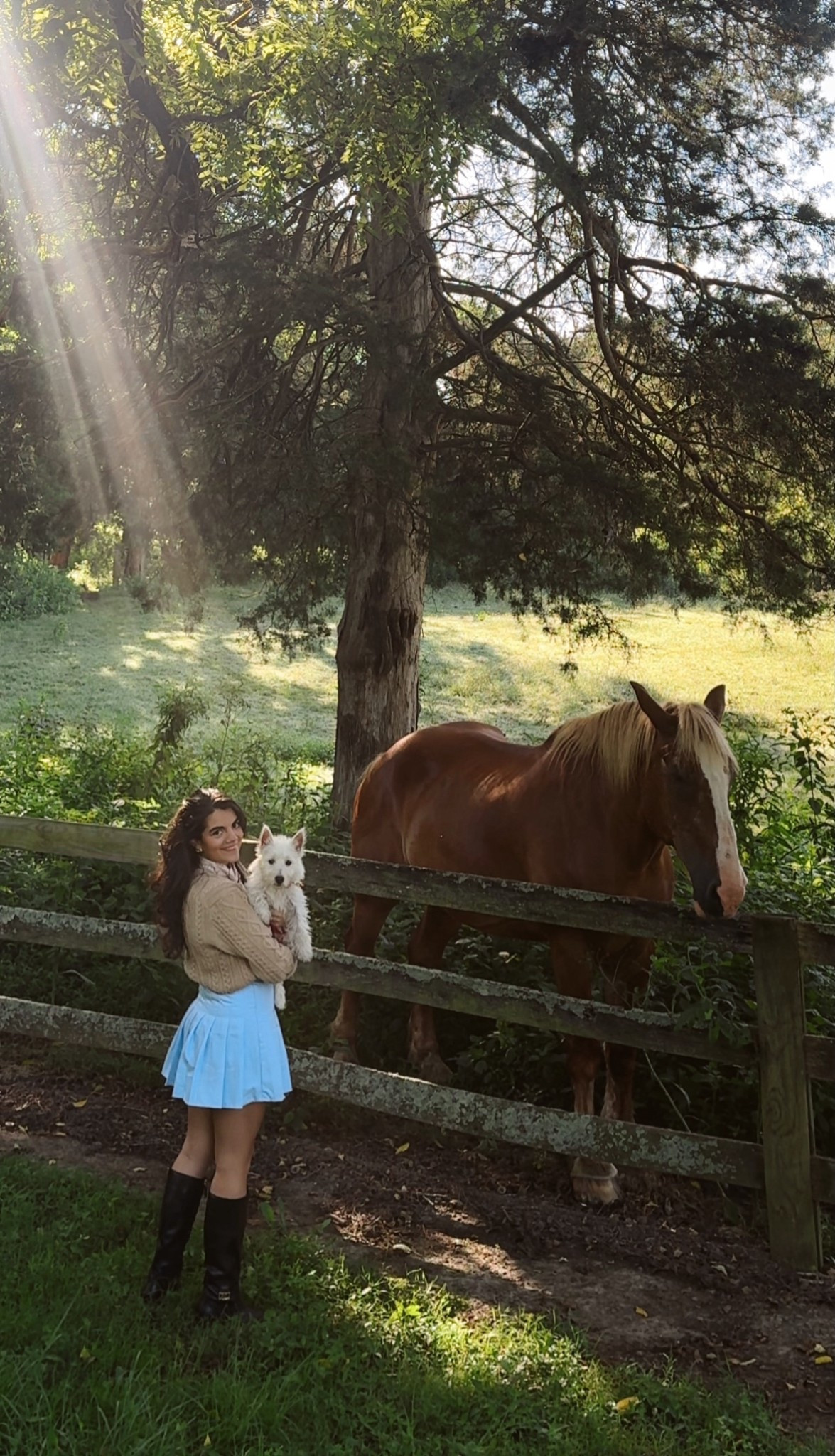 ✨ Golden hour on the farm ✨ Boots on, pup in hand, and a horse grazing nearby—couldn’t dream up a more picture-perfect countryside moment. Styling my favorite fall equestrian chic look that’s equal parts cozy and classic.

#LTKFindsUnder100 #LTKFallSale #LTKSeasonal