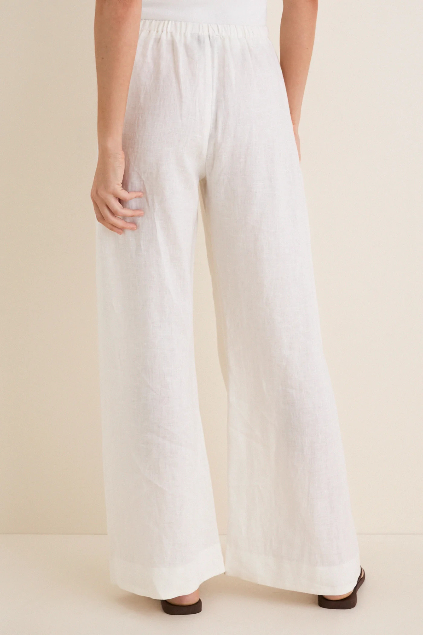 Porcelain Linen Anya Pants | Tuckernuck (US)
