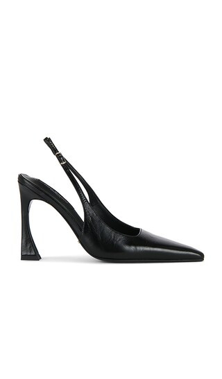 Sassy Slingback Heel in Black Crinkle | Revolve Clothing (Global)