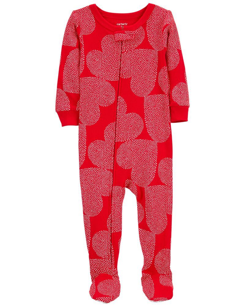 Baby 1-Piece Hearts 100% Snug Fit Cotton Footie PJs | Carter's