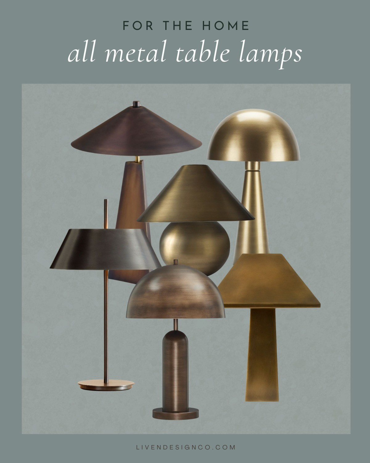 All metal table lamp. Bronze lamp. Gold lamp. Antique brass lamp. Dome shade lamp. Mushroom shade lamp. Modern lamp. Tapered shade lamp

#LTKHome #LTKSaleAlert #LTKSeasonal