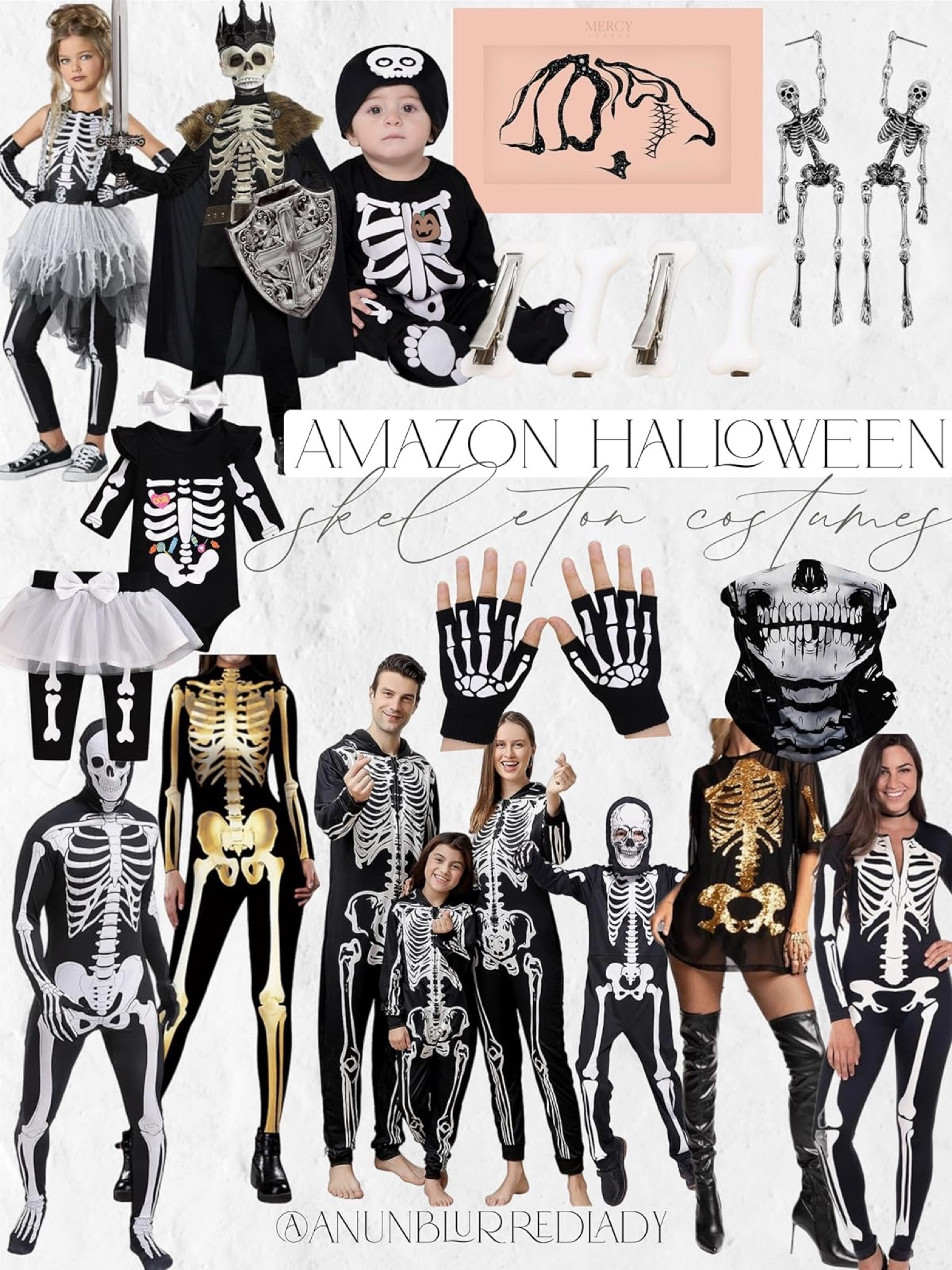 Amazon Skeleton costumes for the family! Easy Halloween costume ideas for just yourself, couples or families! #Founditonamazon #amazonfashion #inspire #halloween23

#LTKSeasonal #LTKHalloween #LTKHoliday