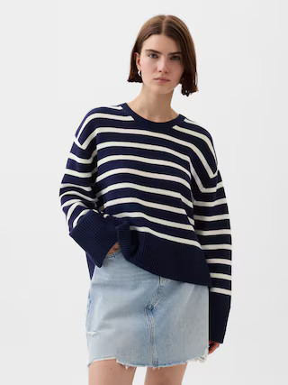 24/7 Split-Hem Shrunken Sweater | Gap (US)