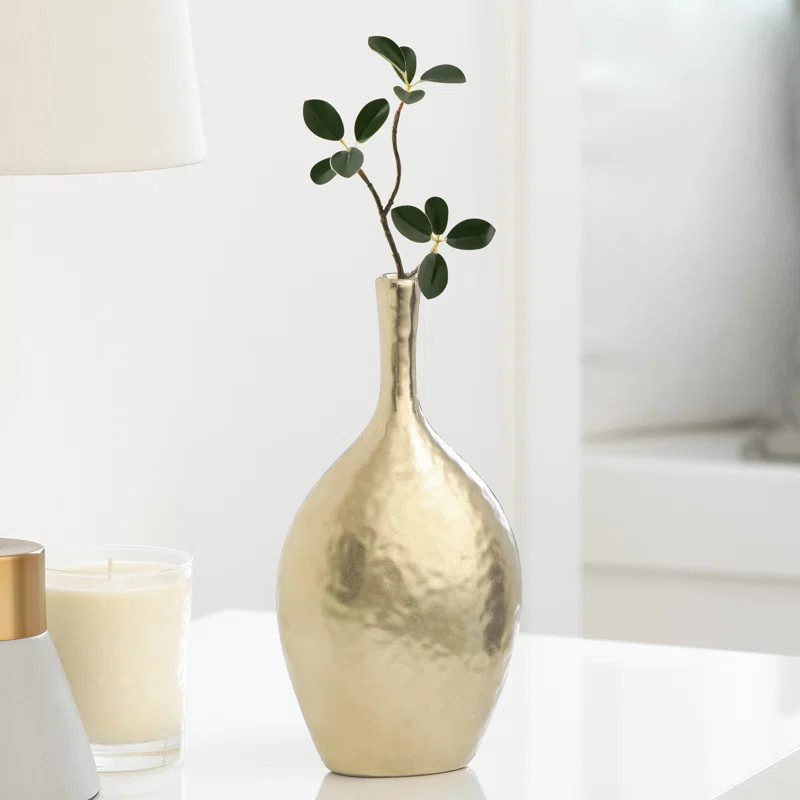 Kuba Dimpled Handmade Ceramic Table Vase | Wayfair North America