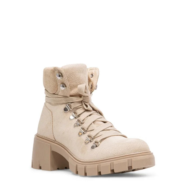 Steve Madden Women's Hint Lace Up Boot - Walmart.com | Walmart (US)