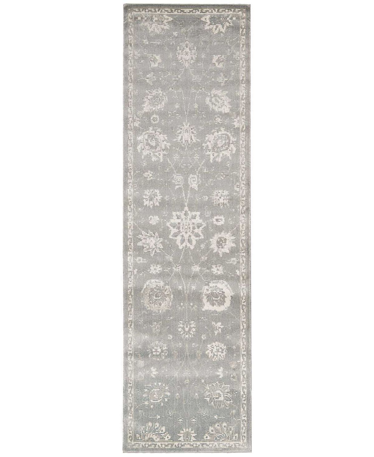 Nourison Luminance LUM06 Gray 2'3" x 8' Runner Rug | Macys (US)