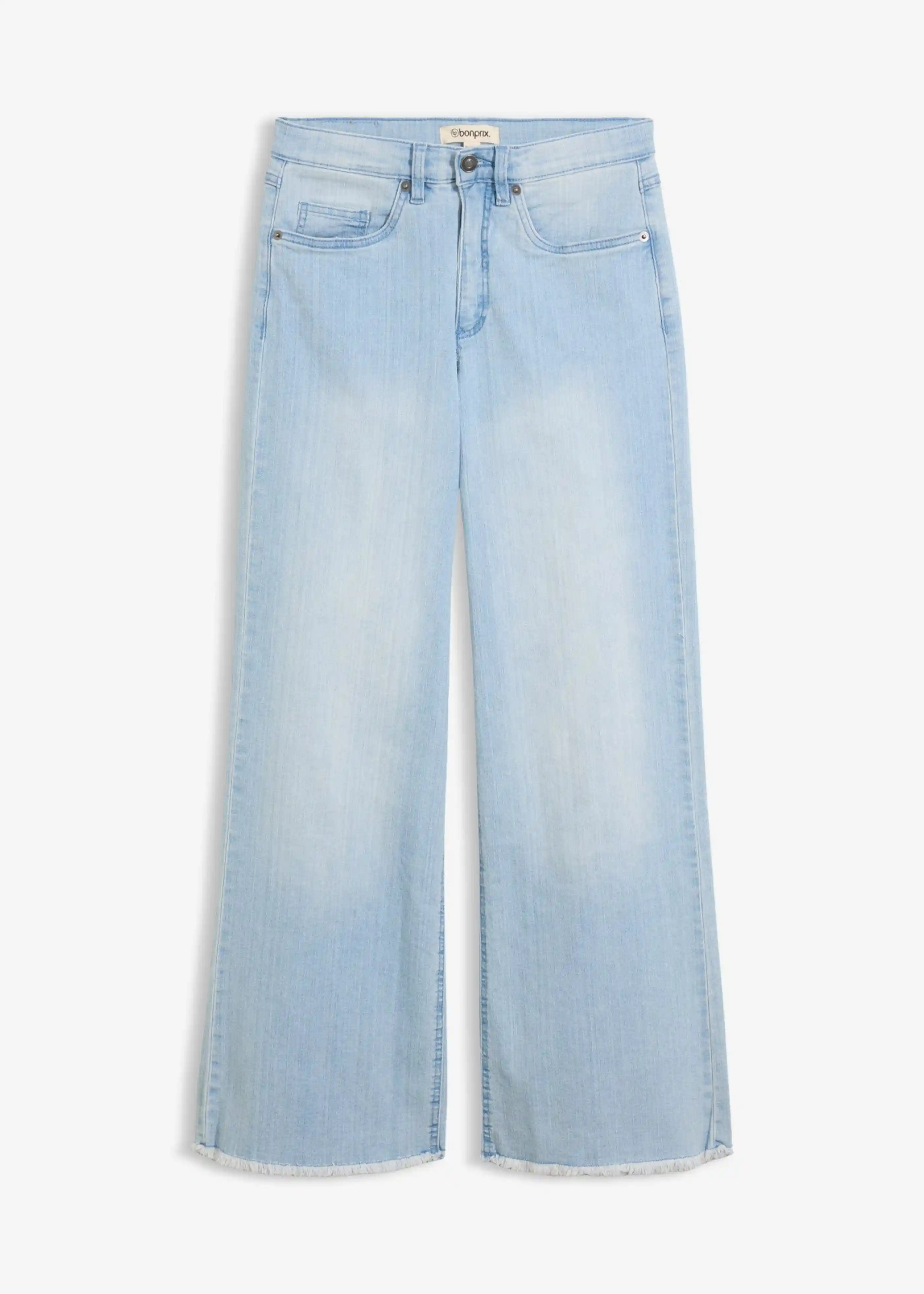 Hohe Loose-Fit Jeans mit Stretch - blau, Regulär | bonprix | Bonprix DE