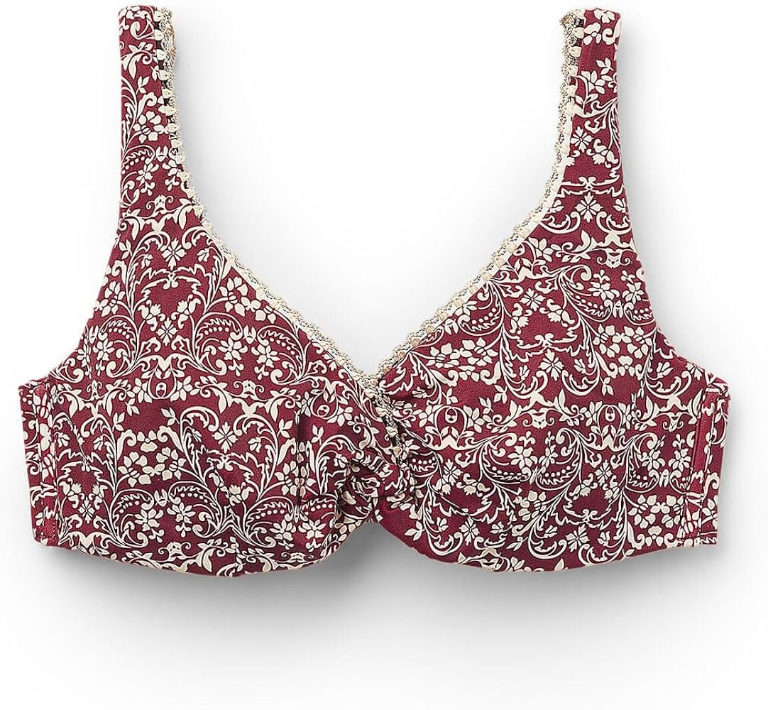 CALZEDONIA Woman's Balconette Swimsuit Top Botanic Bordeaux | Amazon (US)