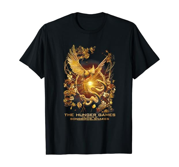 Hunger Games The Ballad of Songbirds and Snakes Movie Poster T-Shirt | Amazon (US)