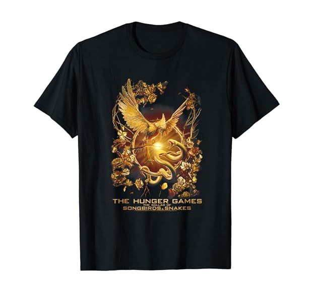Hunger Games The Ballad of Songbirds and Snakes Movie Poster T-Shirt | Amazon (US)