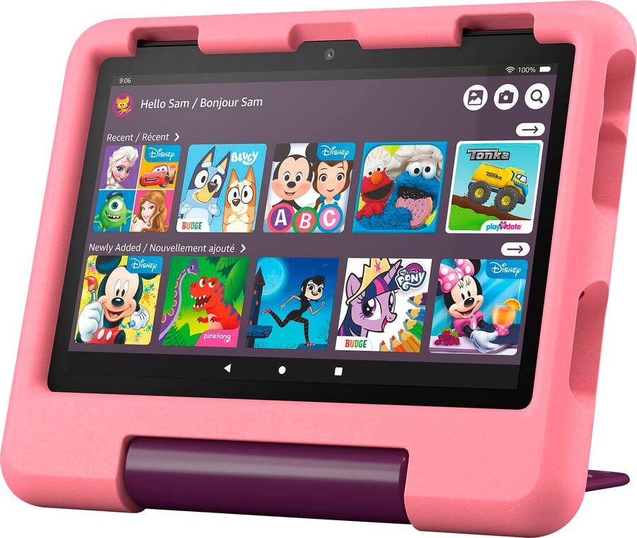 Amazon - Fire HD 8 Kids tablet, ages 3-7 | 3GB memory, 13-hr battery, 32GB (2024 release) - Disne... | Best Buy U.S.