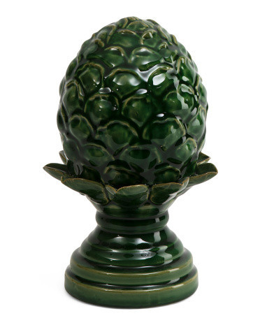 6x10 Ceramic Helsa Artichoke Accent Decor | TJ Maxx