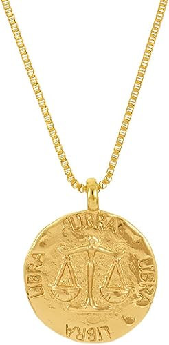 James Michelle Horoscope Necklace for Women – 3-Year Color Guarantee – Waterproof, Non-Tarnis... | Amazon (US)