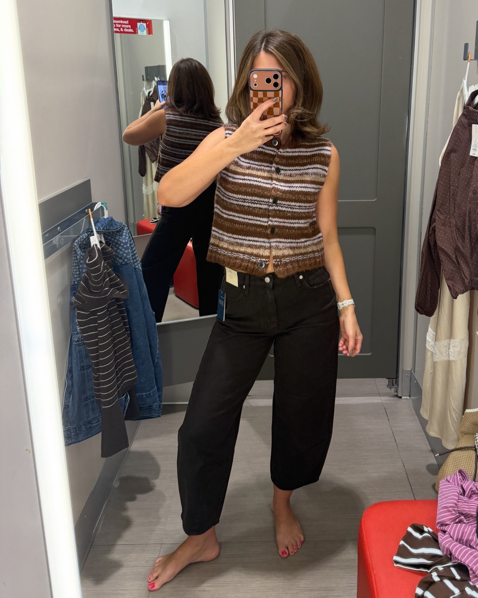 These viral Target Easy Barrel Jeans in brown really are so good!

#LTKSeasonal #LTKootd #LTKgrwm