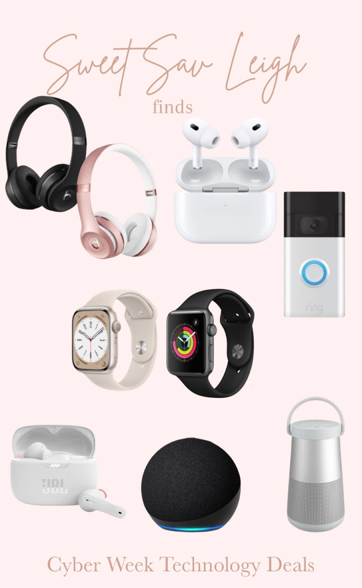 Cyber week technology deals! 

#LTKCyberweek #LTKSeasonal #LTKGiftGuide