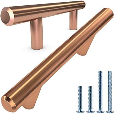 Alpine Hardware | 25Pack ~ 5" (128mm) Hole Center | Fine-Brushed Satin Copper/Bronze Finish | Sol... | Amazon (US)