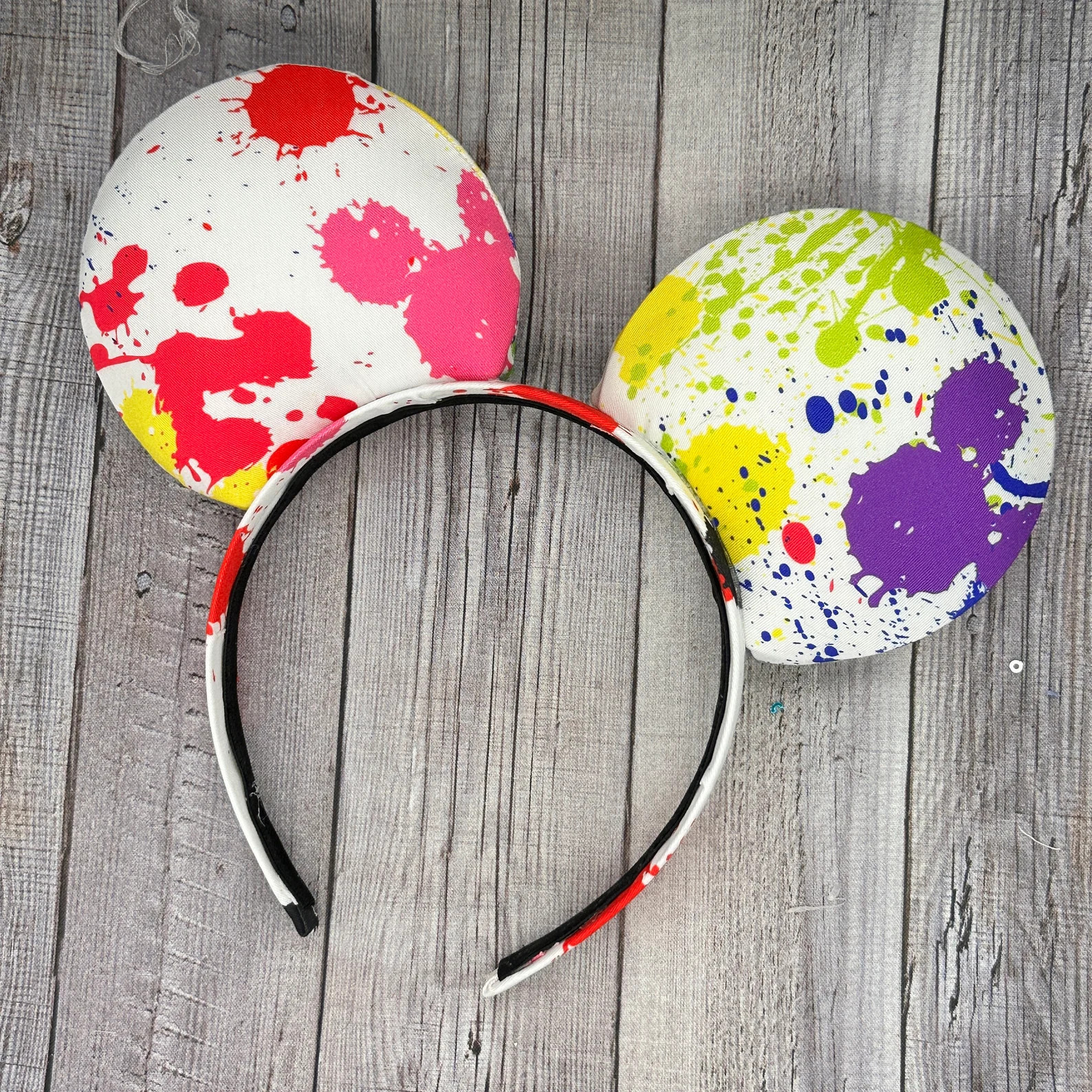Paint Splatter Mouse Ears - Minnie, Mouse, Artist, , Festival of the Arts | Etsy (US)