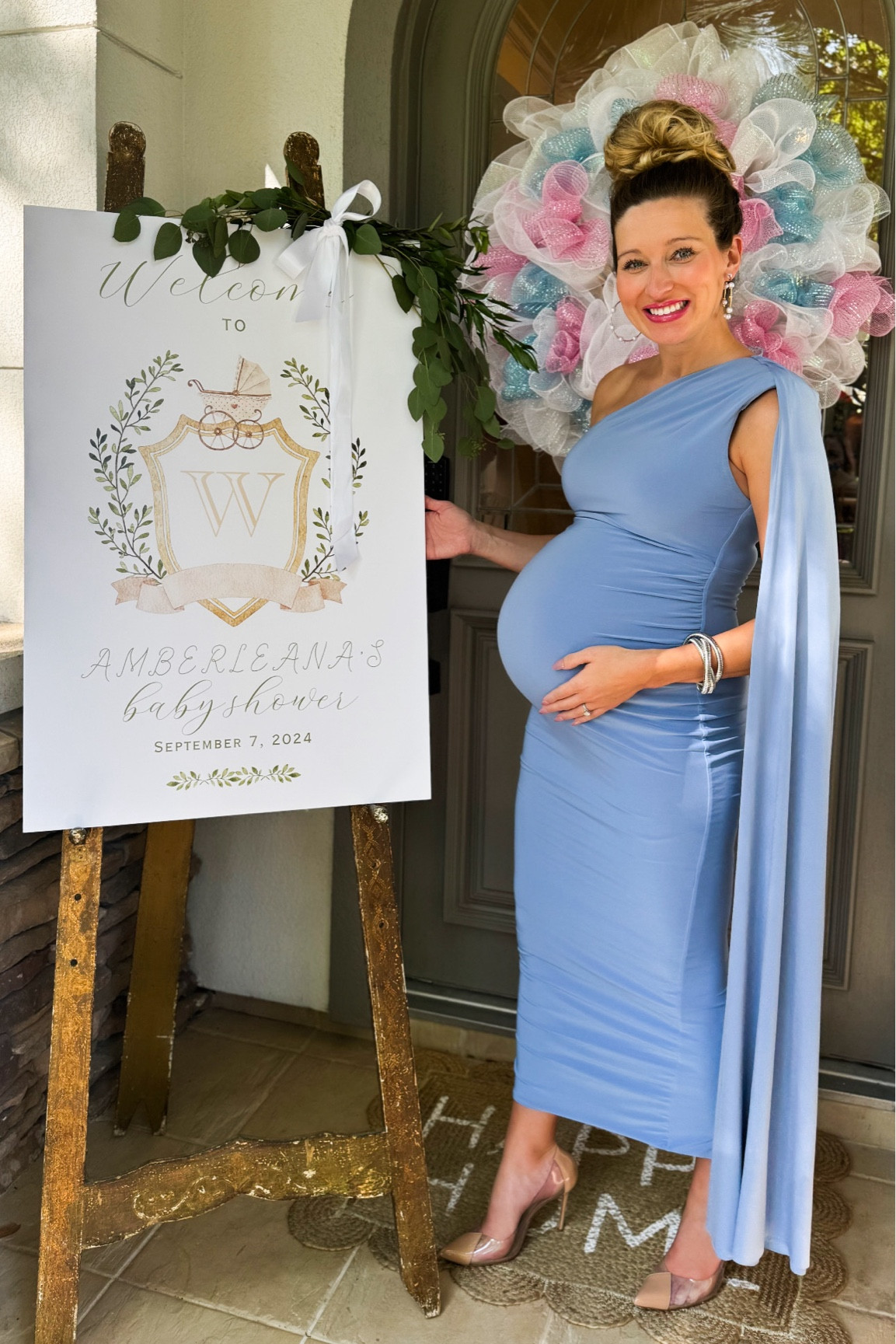 Baby shower dress! Maternity gown! Love this dress. Wearing a size 4

#LTKShoeCrush #LTKParties #LTKStyleTip