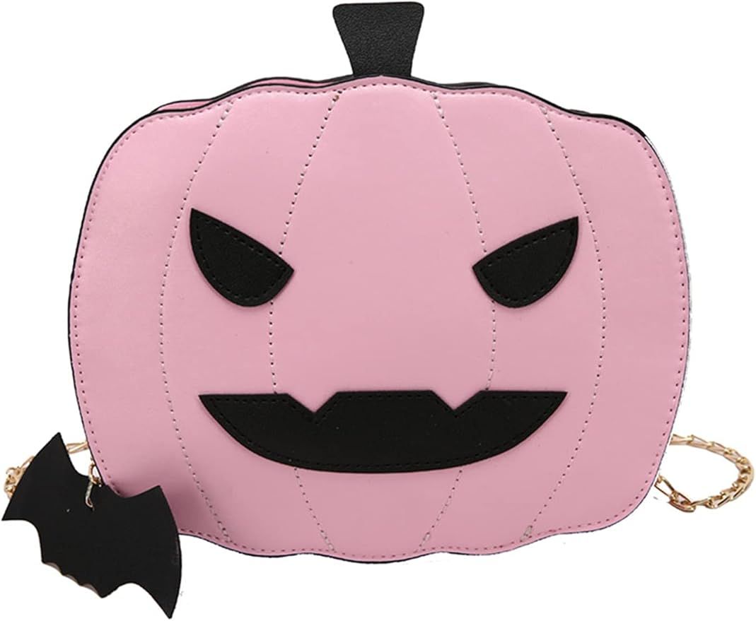 Women Pumpkin Shoulder Bag Novelty Devil Crossbody Purse Fashion Halloween Trick or Treat Purses ... | Amazon (US)