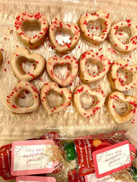Fun valentines treat- use a box mix of cake and make cake donuts for your Valentines! Grabbed this pan at target! 

#LTKfamily #LTKSeasonal