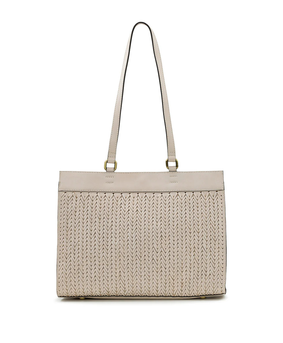 Ophira Shopper Tote - Specialty Woven Leather | Patricia Nash Designs