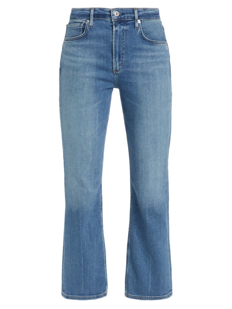 Isola Cropped Boot-Cut Jeans | Saks Fifth Avenue