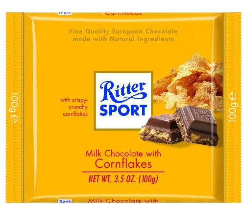 Ritter Sport, Milk Chocolate with Corn Flakes, 3.5-Ounce Bars (Pack of 10) | Amazon (US)