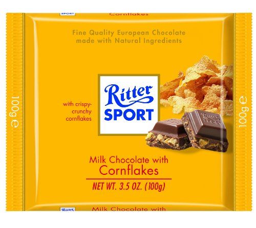 Ritter Sport, Milk Chocolate with Corn Flakes, 3.5-Ounce Bars (Pack of 10) | Amazon (US)