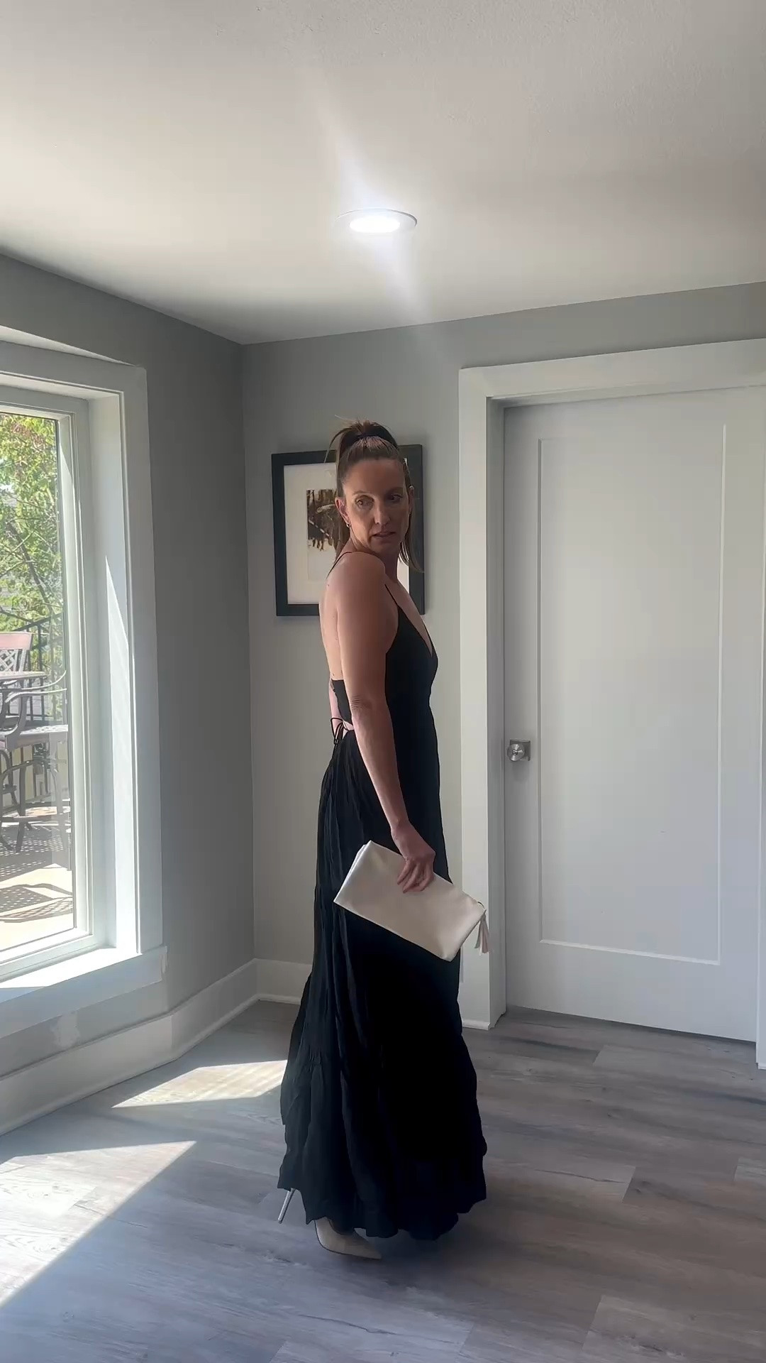 Shine throughout the evening in this timeless black tiered maxi dress. With its deep neckline and flowing skirt, it is the ultimate choice for a sophisticated night out.

black maxi dress, tiered dress, evening wear, timeless fashion, elegant look, night out outfit, sophisticated style, summer gala.

#LTKOver40 #LTKmomlife #LTKootd